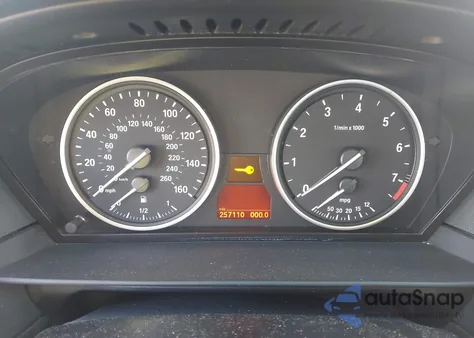 2010 BMW 535I из США, поврежденный, VIN WBANW1C5XAC164189